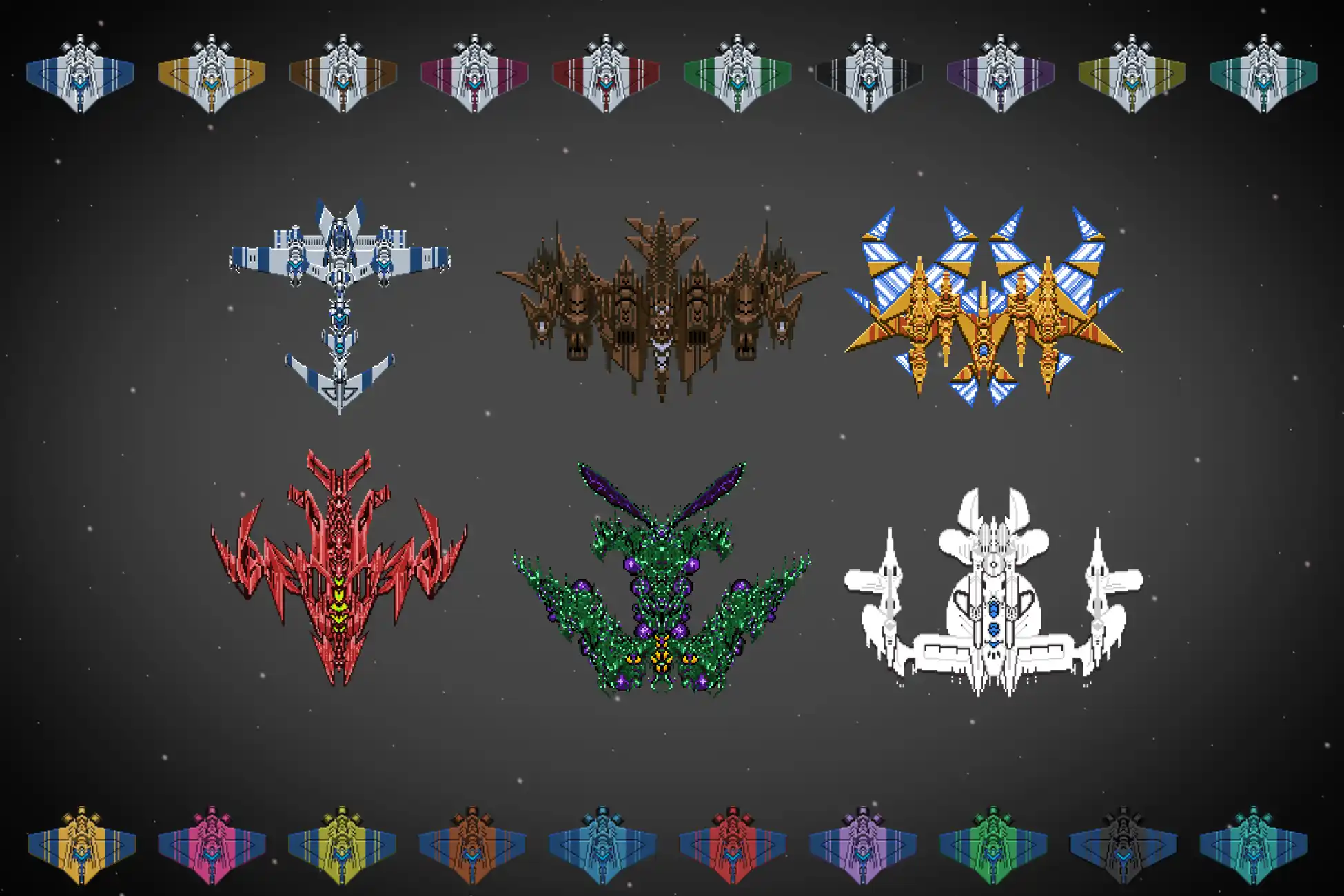 Pixel Space Shooter Asset Pack