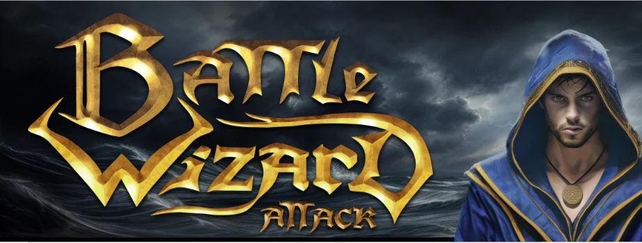 Battle Wizard Attack Slim Logo